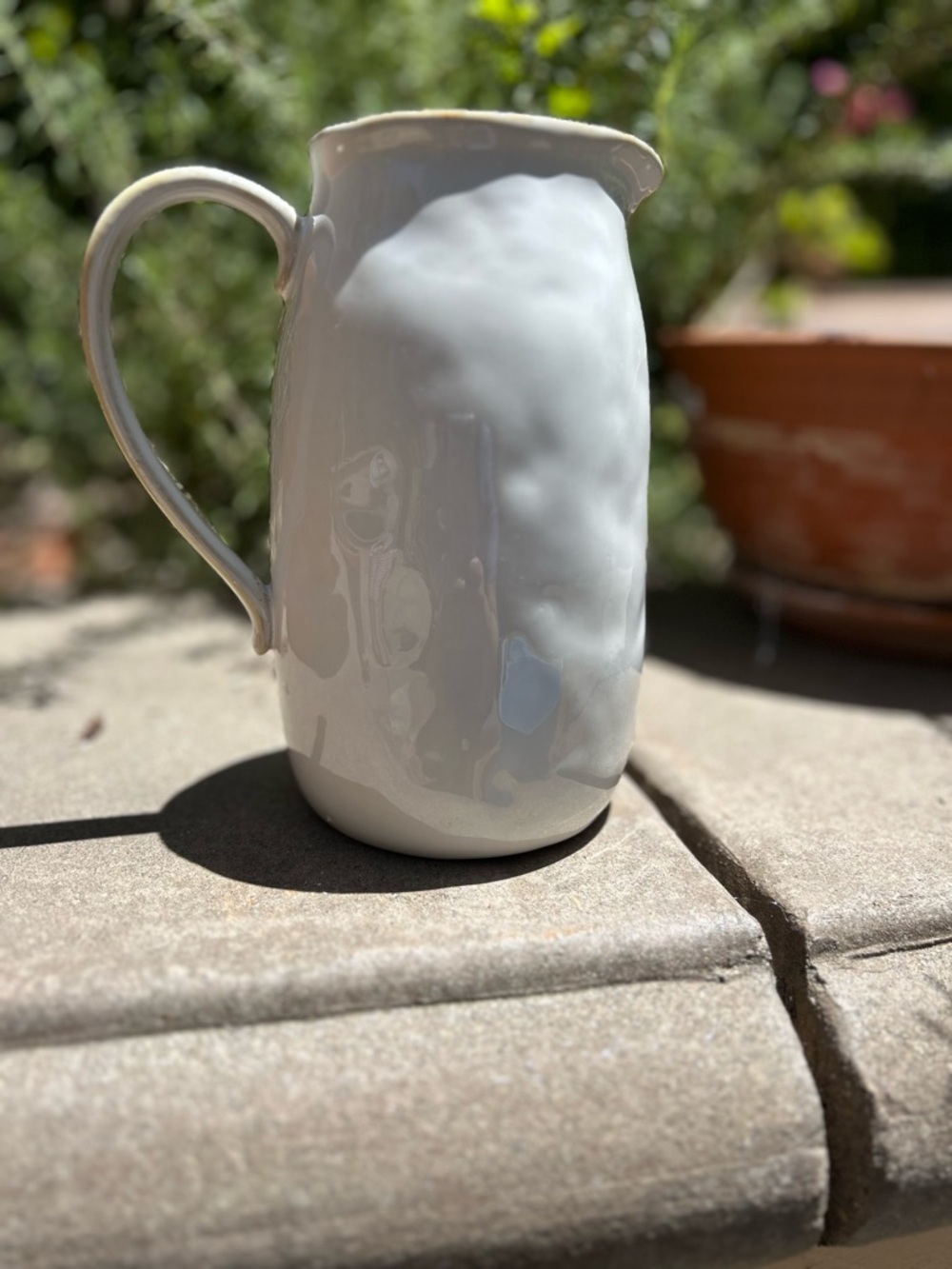 Magnolia Stoneware Pitcher